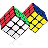LOVEXIU Cubo Magico 3x3x3- Cubo 3x3 2 PCS- Speed Cubo 3x3- Speed Cube Profesional de Rápido Suave Durable y Fácil Giro…